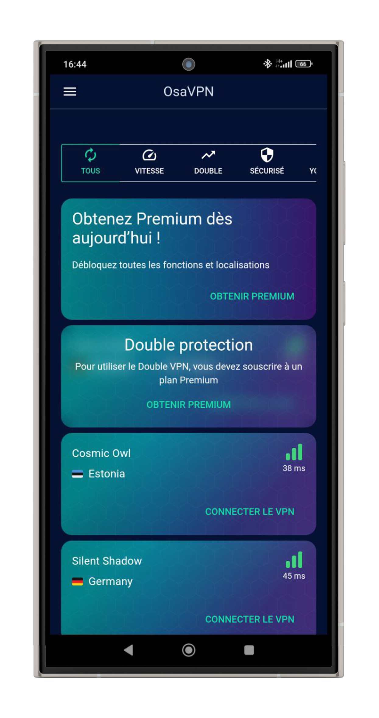 French OsaVPN feature preview